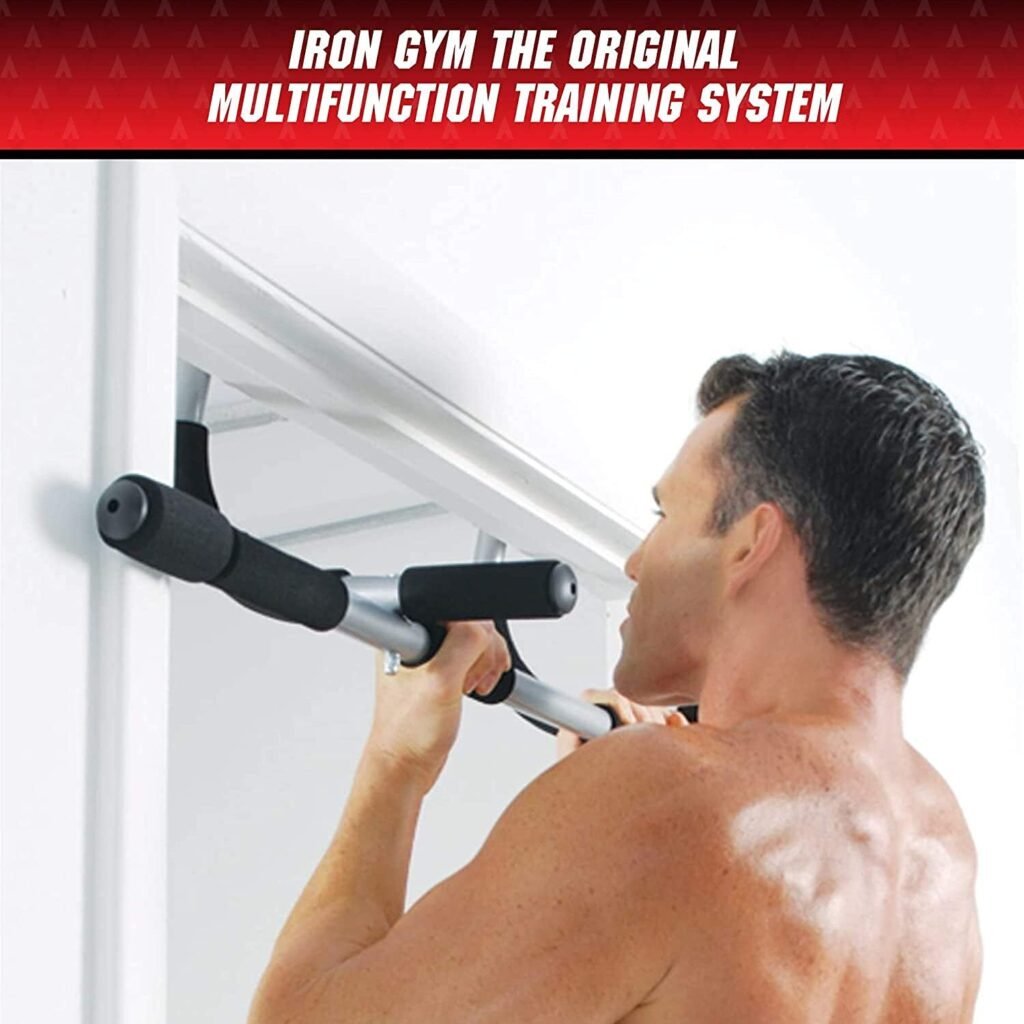 Pull-Up Bar - Total Upper Body Workout Bar for Doorway, Adjustable Width Locking, No Screws Portable Door Frame Horizontal Chin-up Bar, Fitness Exercise