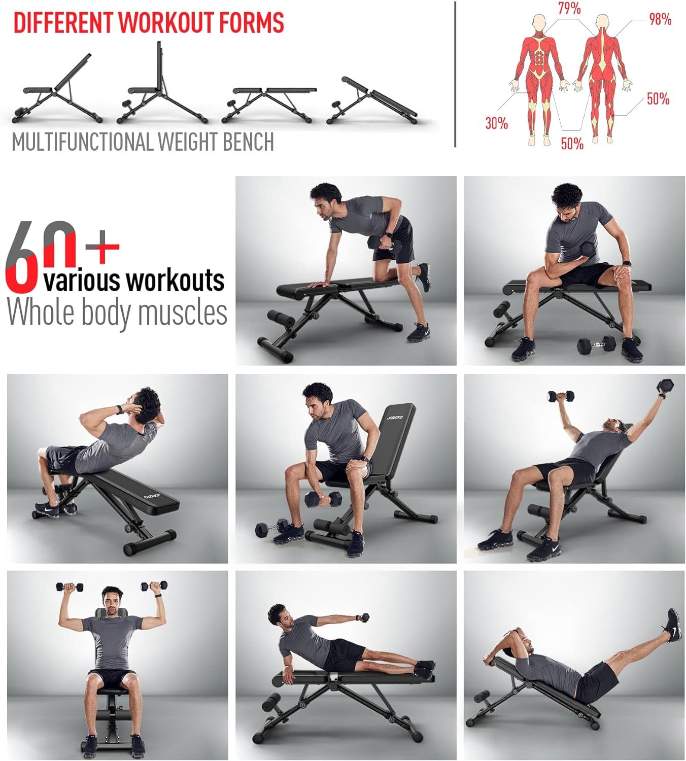 JOROTO MD35 Weight Bench Review